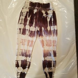 Young, Fabulous and Broke tie dye sweat pants